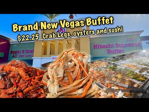 New Vegas Buffet | Hibachi Supreme Buffet | Unlimited Crab Legs & Sushi!