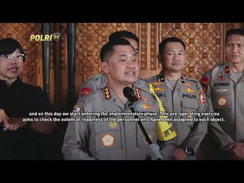 PRESISI UPDATE : SECURITY STAGES FOR THE 10TH WORLD WATER FORUM EVENT OFFICIALLY BEGIN 12/05/2024