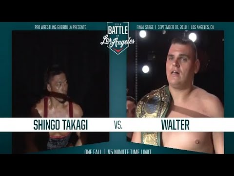 Shingo Takagi (鷹木信悟) vs. Walter (Gunther) - PWG BOLA 2018 | FULL MATCH