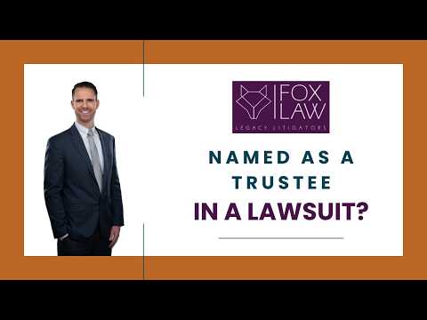 Named As a Trustee in a L…