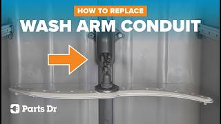GE Dishwasher Wash Arm Conduit Assembly Replacement - Part WD22X10094 (Broken Wash Arm)