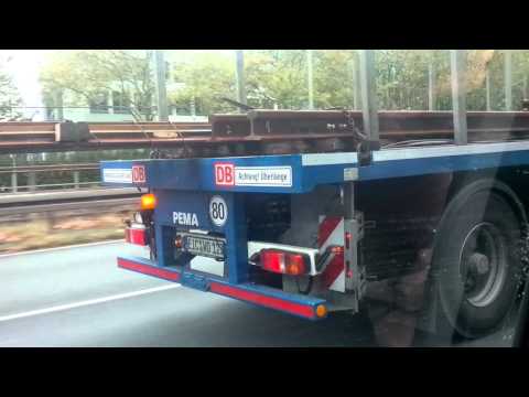 DB Schienentransport auf der Straße
