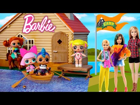 Barbie LOL Family Camp Adventures with Baby Goldie & Punk Boy - Full Movie