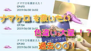 【ポケモンGO 実況】ナマケロ コミュニティデイ 色違いの確率 【大都会 岡山 西川緑道】