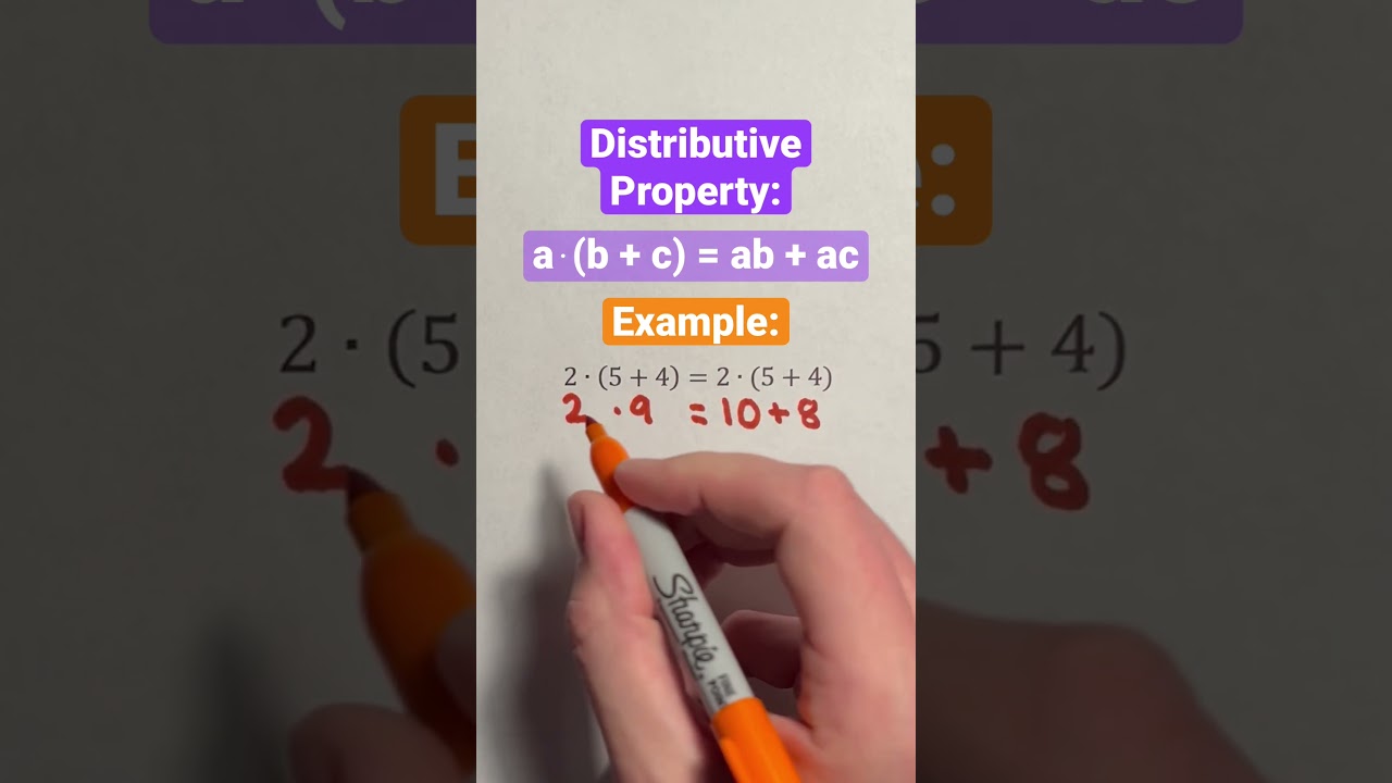 Distributive Property #Shorts #math #maths #mathematics