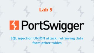 lab 5 : SQL injection UNION attack, retrieving data from other tables | Hindi