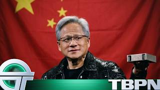Jensen Huang at GTC confirming China purchase orders to CNBC reporter