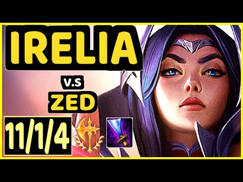 NOMANZ (IRELIA) vs ZED - 11/1/4 KDA MID CHALLENGER GAMEPLAY - EUW