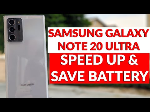 Samsung Galaxy Note 20 First Things To Do To Save Battery Life & Speed Up