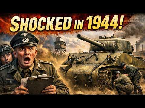 Shocked in (1944)— German Engineers Test a Captured Sherman and Rethink Reliability l WW2 Film 4K