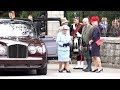 The Queen Officially Welcomed By Guard Of Honour To Balmoral Castle In Scotland For Summer 2019