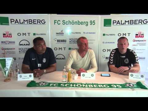 Pressekonferenz FC Schönberg 95 - FC Oberlausitz Neugersdorf