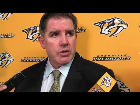 Predators coach Peter Laviolette on loss to the Blackhawks