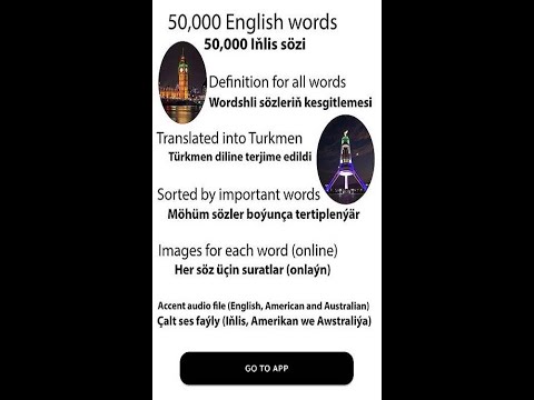 English turkmen dictionary