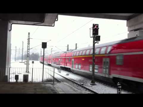 Abfahrt Baureihe 112 als RE 5 nach Lutherstadt Wittenberg i