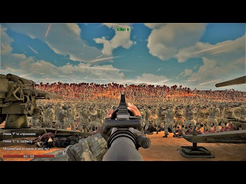 6,000,000 Romans,Spartans & Mongols Attack on Elite Modern Army ? | UEBS 2 @RivalMaster1