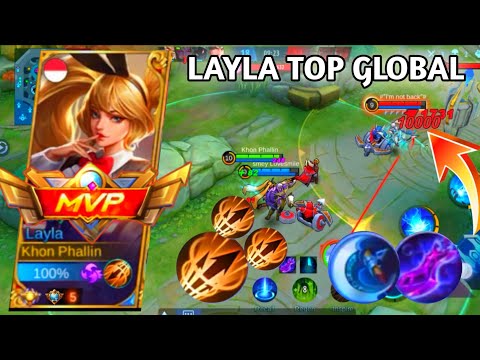 Layla Users Spell Inspire Enhance Basic Attacks And Best Build Critical Damage ~ Top Global Layla 🔥