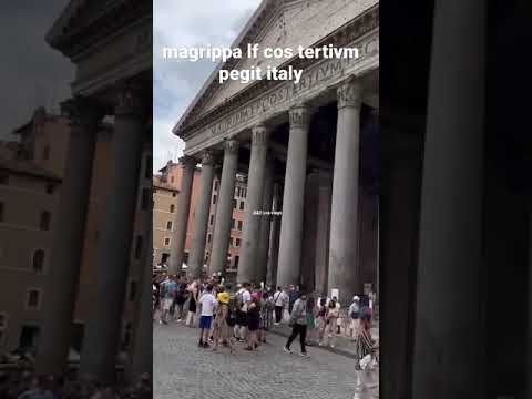 magrippa lf cos tertivm pegit italy #italy #tourist #vocations #shorts #trending #viral #troll