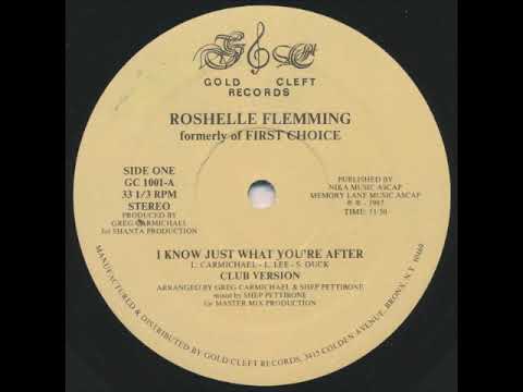 Roshelle Flemming - I Know Just What You're After (Club Version)