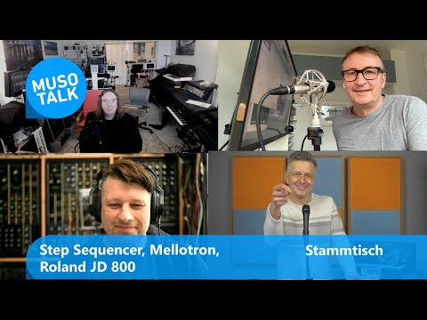 Step Sequencer, Melotron, Roland JD 800 - Stammtisch