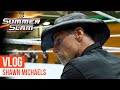 Shawn Michaels Scouts The Future Of WWE At SummerSlam Tryout SummerSlam Vlog