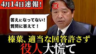 榛葉幹事長が外務省を追及！ホルムズ海峡封鎖は国際法違反か？