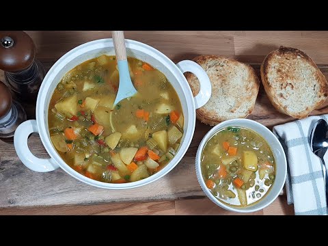 How To Make the Easiest Vegetable Soup in the World | Delicious Recipe