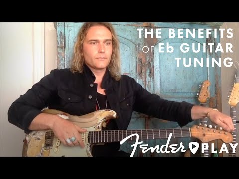 Benefits of Eb Guitar Tuning:  The Blues, SRV and Weezer (LIVE) | Guitar Tuning | Fender Play