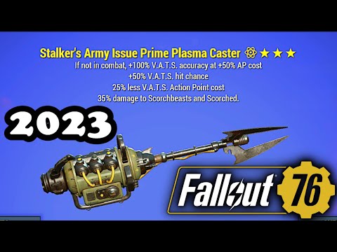 Plasma Caster - One Shot Killer - 2023 Review - Fallout 76