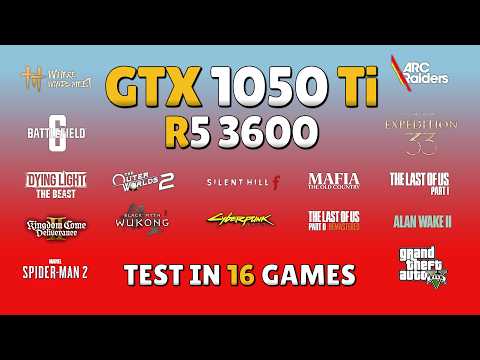 GTX 1050 Ti + Ryzen 5 3600 | Updated Benchmark | 16 Games Tested