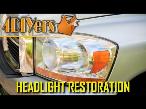 How to Restore Faded Hazy or Yellowing Headlights by Wet Sanding