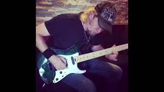 Adrian Smith playing &quot;Back in the Village&quot; in studio.