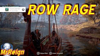 Assassin&#39;s Creed Valhalla - Row Rage - Ram and Destroy 5 Boats in under 2 Minutes with your Longship