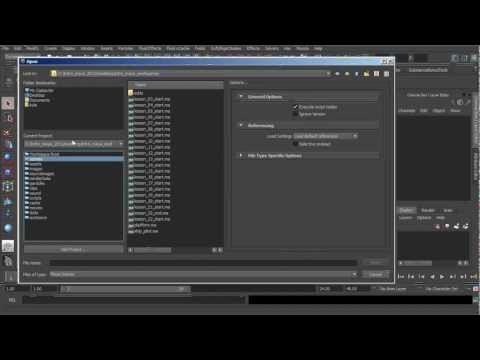 Introduction to Maya 2012 Tutorial - Creating your first Maya project