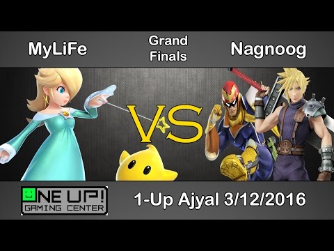 1-Up Ajyal 2016 - MyLiFe (Rosalina) VS Nagnoog (C.Falcon, Cloud) - Grand Finals