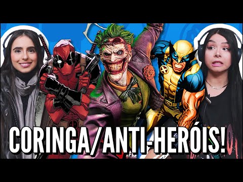 JOVENS REAGEM A ANIRAP - RAP DO CORINGA A PIADA MACABRA E M4RKIN - RAP DOS ANTI-HERÓIS DA MARVEL