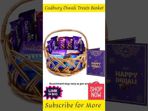 Cadbury Diwali Treats Basket Chocolates and Biscuits Gift Pack, 660g | Buy Link In Description