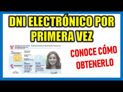 ¿Cómo tramitar el DNI ELECTRÓNICO por primera vez? RENIEC 2024