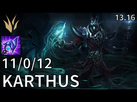 Karthus Jungle vs Kayn - EUW Master | Patch 13.16