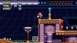 SONIC MANIA PRESENTA A KNUCKLES EN UN NUEVO GAMEPLAY