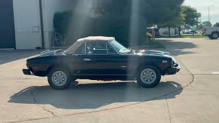 1982 Fiat 124 Spider 2000 Walk Around (Down)