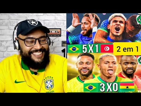 ♫ 5x1 - BRASIL AMASSA A TUNÍSIA E PEDRO FAZ GOLAÇO! ⚽ | Paródia Ela é da Bagaceira - Romim Mahta