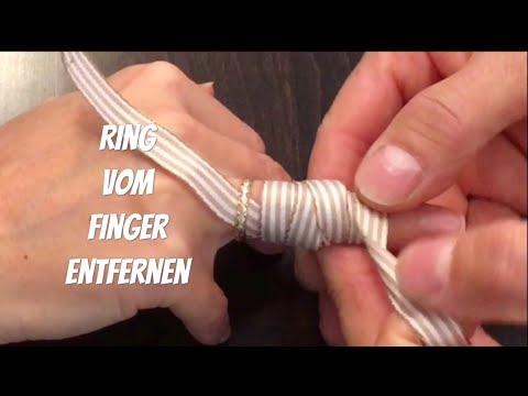 Ring vom Finger bekommen - Fadentrick