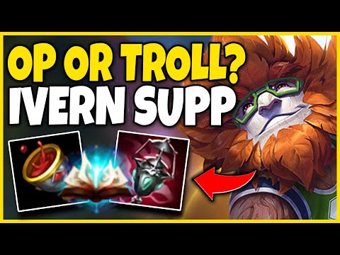 MY TEAM BANNED MY CHAMP SO I PLAYED IVERN SUPPORT - League of Legends