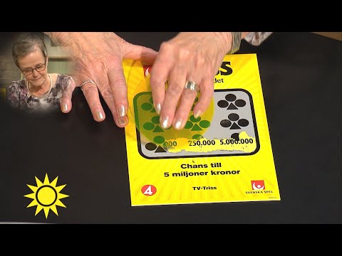 Christina Hassa höll trissvinsten hemlig för familjen - Nyhetsmorgon (TV4)