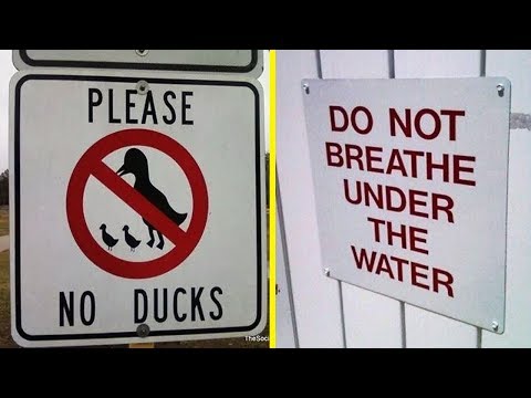 Signs That Have Some Explaining to Do 🤔 Video