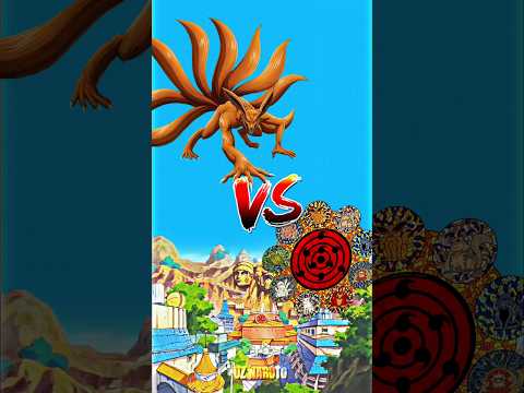 Kurama Vs Ten Tales ||