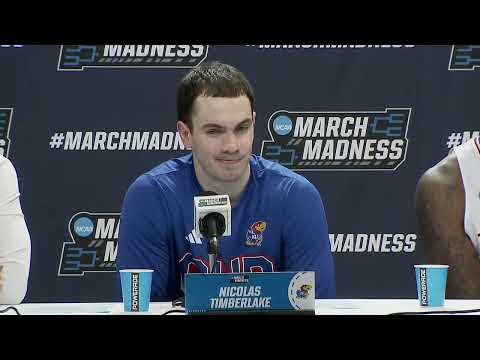 Kansas First Round Postgame Press Conference - 2024 NCAA Tournament