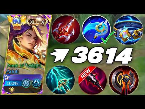 ARLOTT FULL TRUE DAMAGE BUILD IS OP? | BEST BUILD ARLOTT - MLBB