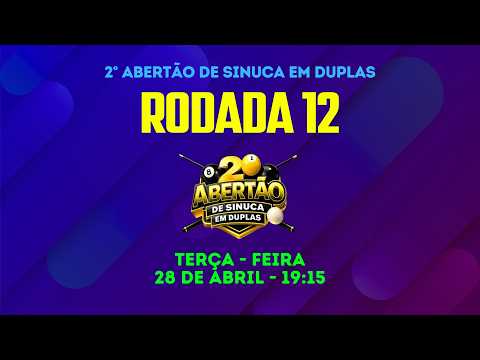 SINUCA AO VIVO | 12° RODADA | REGIONAL DE DUPLAS | PALMITAL PR | FAIR PLAY SOCIETY BAR